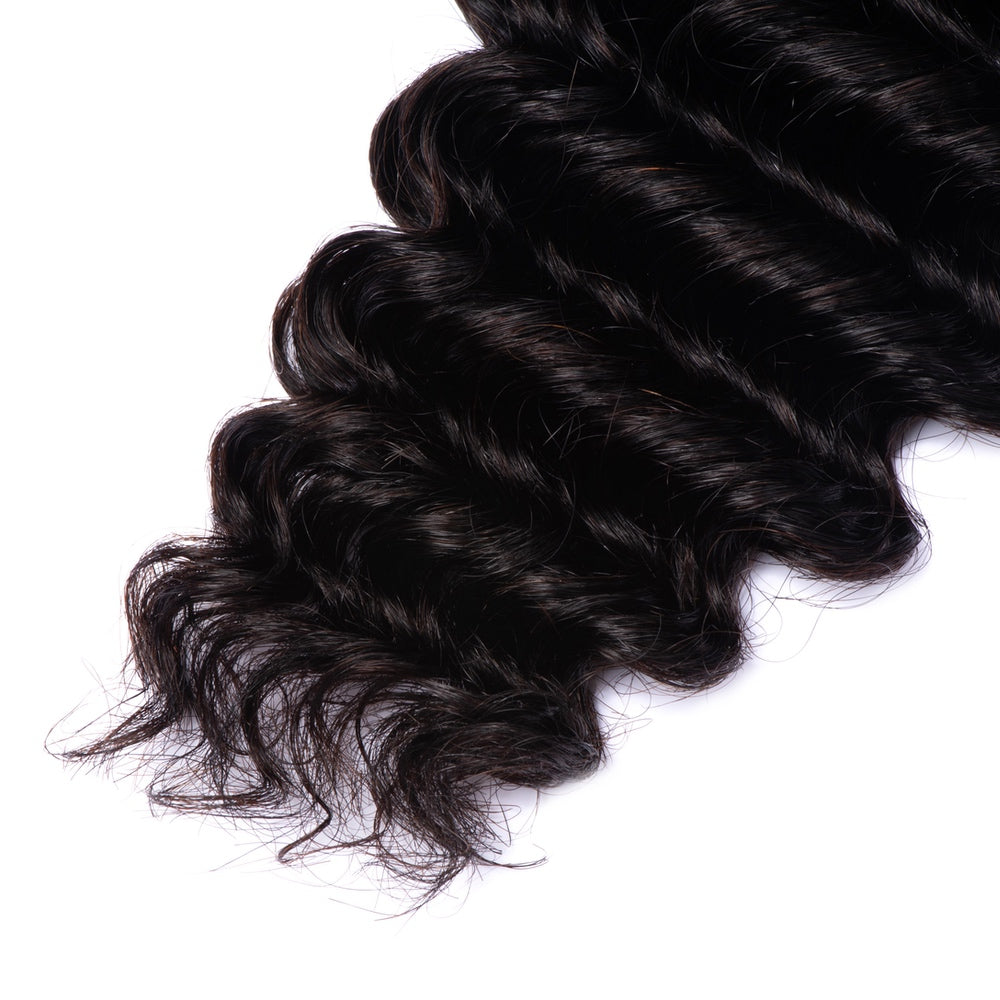 Deep Wave Style 100% Virgin Remy Hair Bundles-12A