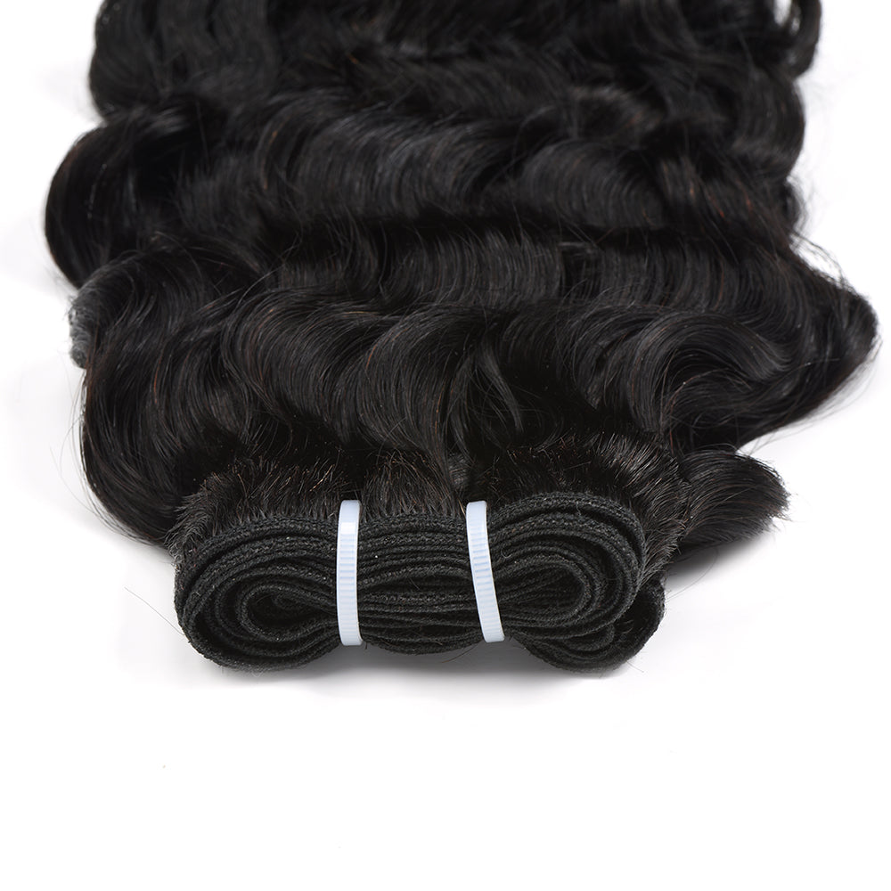 Burmese Curly Virgin Hair Bundles Curly Hair Extension-12A