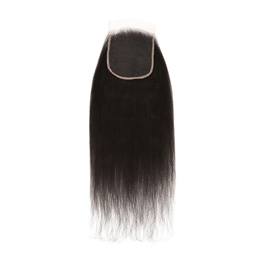 5X5 Yaky Texture Real Invisible HD Lace Closure Virgin Hair