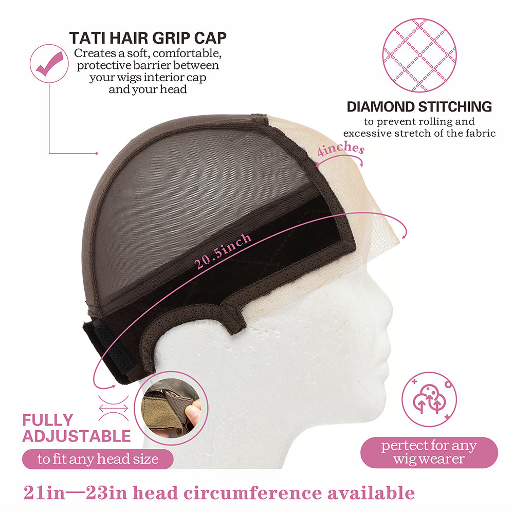 Wig Cap, Wig Grip Cap For Keeping Wigs In Place, Non-Slip Cap Glueless